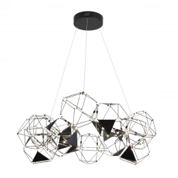 5087/56L L-VISION ODL25 293 черный хром/металл Люстра LED 56W 4000K 3360Лм TRELLIS