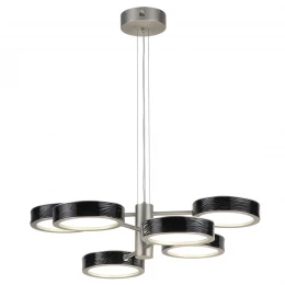5451/99LB L-VISION  ODL_EX26 черный/никель/металл/керамика/акрил Люстра LED 99W  2000К/3000K/4000K Rivera
