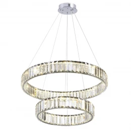 4930/60L L-VISION ODL24 593 хром/прозрачный металл/хрусталь Люстра LED 60W 4000K 7140Лм VEKIA