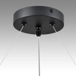 8242/9 COMFI LN26 245 черный металл Светильник подвесной LED GX53 8*7W 220V LUAZANA