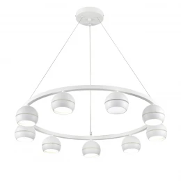 8254/9 COMFI LN26 246 белый металл Светильник подвесной LED GX53 8*7W 220V LUAZANA