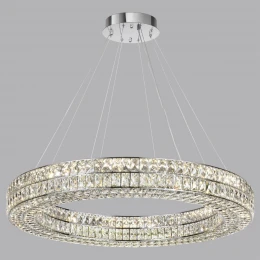 4927/98L L-VISION ODL24 583 хром/металл/хрусталь Люстра LED 98W 4000K 5850Лм PANTA