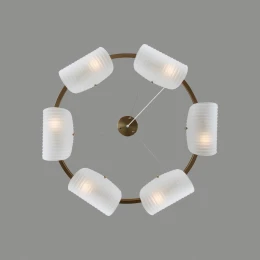 6571/6 NEOCLASSI LN26 193 медный/белый/металл/стекло Люстра E14 6*60W 220V FIORO