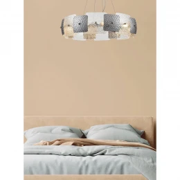 6588/6 MODERNI LN26 202 хром/тонированное стекло, металл/стекло Люстра подвесная E14 6*40W 220V LIBERTI