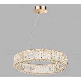 5071/70L HALL ODL24 595 золото/прозрачный/металл/хрусталь/стекло Люстра LED 52W 3700K VERSION