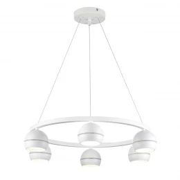 8254/6 COMFI LN26 246 белый, металл Светильник подвесной LED GX53 6*7W 220V LUAZANA