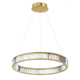 5015/36L L-VISION ODL23 587 золотой/прозрачный металл/хрусталь Люстра LED 36W 4000K 3600Лм VEKIA