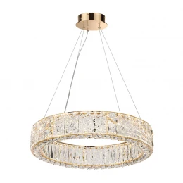 5071/70L HALL ODL24 595 золото/прозрачный/металл/хрусталь/стекло Люстра LED 52W 3700K VERSION