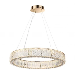 5071/100L HALL ODL24 595 золото/прозрачный/металл/хрусталь/стекло Люстра LED 80W 3700K VERSION