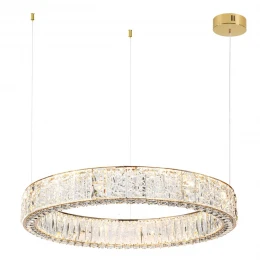 5071/100L HALL ODL24 595 золото/прозрачный/металл/хрусталь/стекло Люстра LED 80W 3700K VERSION