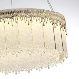 5091/60L L-VISION ODL25 555 золотой/стекло Люстра LED 60W 3700K 4968Лм CLEO