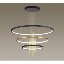 3901/99L L-VISION ODL20 521 золотистый/стекло/металл Подвесной светильник LED 4000K 113W 220V MONICA