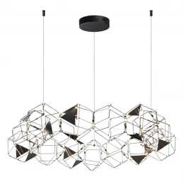 5087/68L L-VISION ODL25 293 черный хром/металл Люстра LED 68W 4000K 3740Лм TRELLIS