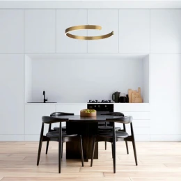 6535/43L LEDIO LN26 266 латунь Светильник подвесной LED 43W  3000/4000/6000К 220V INDIE