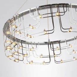 7059/44L HIGHTECH ODL26 287 Подвесной светильник нерж/сталь хром IP20 LED 44W 3960Лм 3000K 220V ZAHA