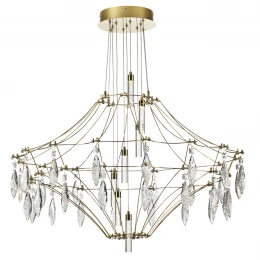7000/51CL CLASSIC ODL_EX25 069 Потолочный светильник металл/хрусталь/нерж сталь IP20 LED 51W 4000K 220-240V FLAMENCO