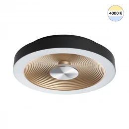 7753/18L MITRA LED SN 535 Светильник пластик/белый/черный/золотой LED 18Вт 4000K D320 IP54 QUANTUM