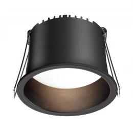 359235 SPOT NT23 472 черный Светильник встраиваемый светодиодный IP20 LED 9W 220V 540Лм 3000К TRAN