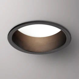 358900 SPOT NT22 472 черный Светильник встраиваемый светодиодный IP20 LED 4000К 9W 220V TRAN