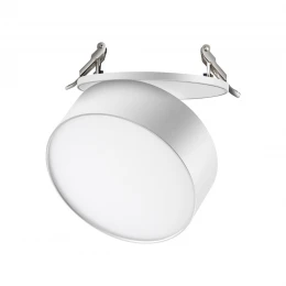 358752 SPOT NT21 449 белый Светильник встраиваемый светодиодный IP20 LED 24W 4000K 2100Лм 100-265V PROMETA