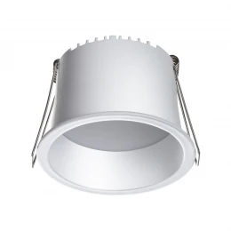 358899 SPOT NT22 472 белый Светильник встраиваемый светодиодный IP20 LED 4000К 9W 220V TRAN