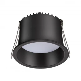 358900 SPOT NT22 472 черный Светильник встраиваемый светодиодный IP20 LED 4000К 9W 220V TRAN