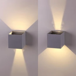 358004 STREET NT19 744 темно-серый Ландшафтный светильник IP54 LED 3000К 2*3W 85-265V KAIMAS
