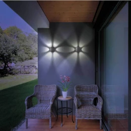 358463 STREET NT20 738 темно-серый  Ландшафтный настенный светильник IP54 LED 4000K 6W 85-265V CALLE