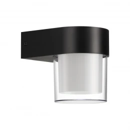 359297 STREET NT24 774 черный Светильник ландшафтный настенный IP65 LED 5W 4000K 175-265V OPAL