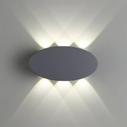 358563 STREET NT21 734 темно-серый Ландшафтный настенный светильник IP54 LED 4000K 6W 85-265V CALLE