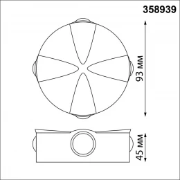 358939 STREET NT22 732 темно-серый Светильник ландшафтный светодиодный IP54 LED 4000К 4W 85-265V CALLE