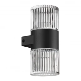 359292 STREET NT24 720 черный Светильник ландшафтный настенный IP65 LED 14W 4000K 175-265V ESTIMA