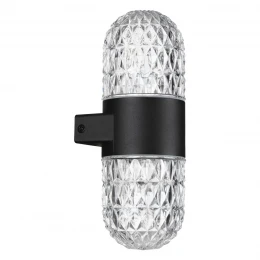 359296 STREET NT24 724 черный Светильник ландшафтный настенный IP65 LED 14W 4000K 175-265V ESTIMA