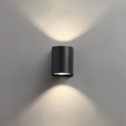358294 STREET NT19 746 черный Ландшафтный светильник IP65 LED 4000K 4W+4W 220V OPAL