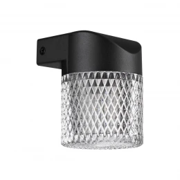 359293 STREET NT24 722 черный Светильник ландшафтный настенный IP65 LED 7W 4000K 175-265V ESTIMA