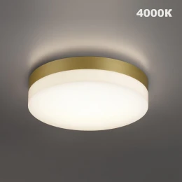 359732 STREET NT25 780 золото матовое Светильник ландшафтный с переключ. цв. температуры и мощности IP65 LED 12/15/18W 180-265V 2700К\3200К\4000К OPAL