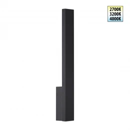 359983 STREET NT26 000 черный Светильник ландшафтный с переключ. цветовой температуры IP65 LED 12W 220-240V 2700К/3200К/4000К ASA