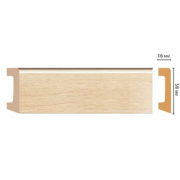 Плинтус напольный DECOMASTER D234-71ДМ (58*16*2400 мм)