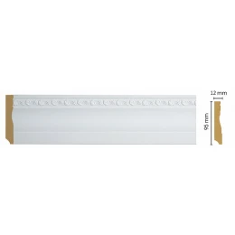 Плинтус напольный DECOMASTER 153-115 ДМ (95*12*2400 мм)