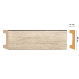 Плинтус напольный DECOMASTER D234-72ДМ (58*16*2400мм)