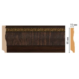 Плинтус напольный DECOMASTER 153-1 ДМ (95*12*2400 мм)