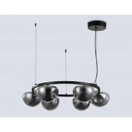 LH12003/6 BK/GD/SM черный/золото/дымчатый 36W 3000K D760*175