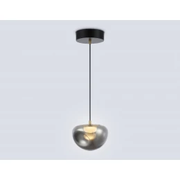 LH12001 BK/GD/SM черный/золото/дымчатый 6W 3000K D180*145