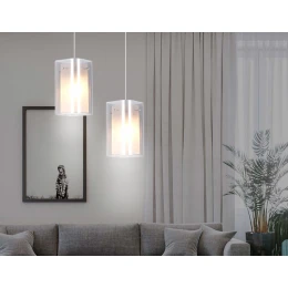 TR3682 CH/SM/FR хром/дымчатый/белый матовый E14 max 40W D110*950
