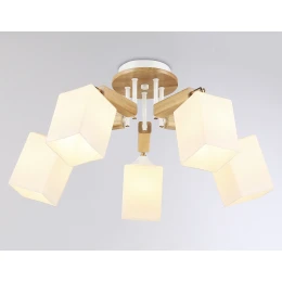 TR9518/5 WH/GD/FR белый/золото/белый матовый E27*5 max 40W D670*260
