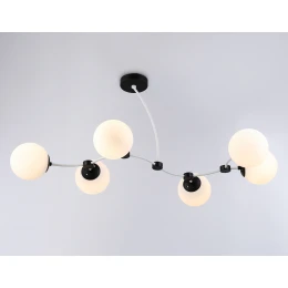 TR2552/6 WH/BK белый/черный E27/6 max 60W 1160*600*450
