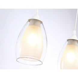 TR3536/3 WH/CL/FR белый/прозрачный/белый матовый E27*3 max 40W 640*120*820