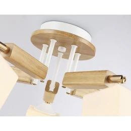 TR9518/5 WH/GD/FR белый/золото/белый матовый E27*5 max 40W D670*260