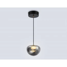 LH12001 BK/GD/SM черный/золото/дымчатый 6W 3000K D180*145