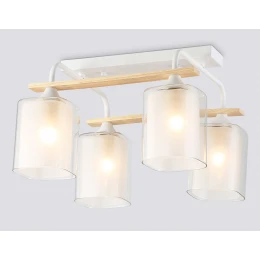 TR3033246/4 WH/WD белый/дерево E27/4 max 60W 340*340*245